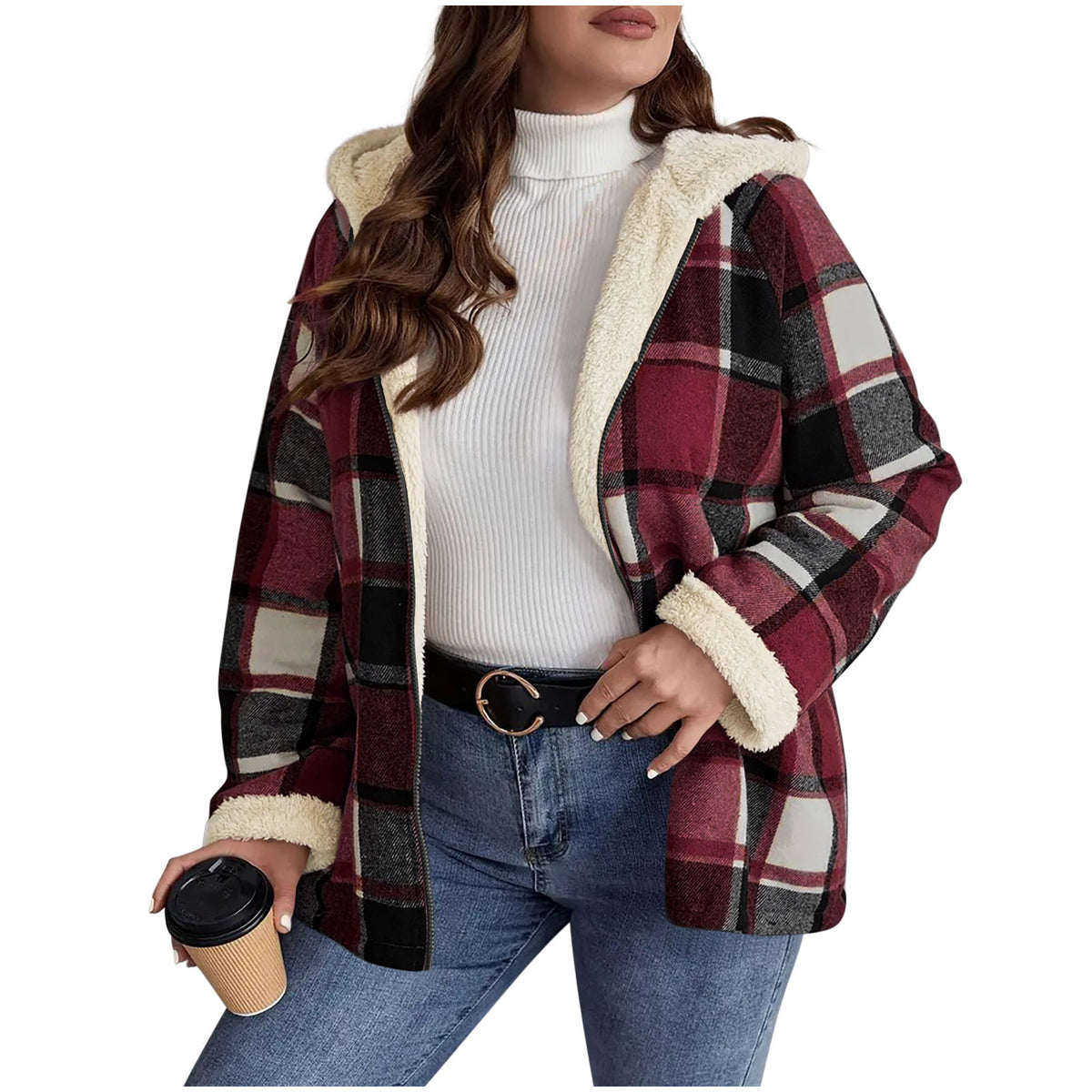 VESTE RETRO FOURRURE CHALEUREUSE