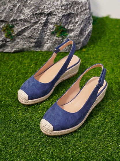 CHAUSSURES COMPENSÉES DAIM  CHIC