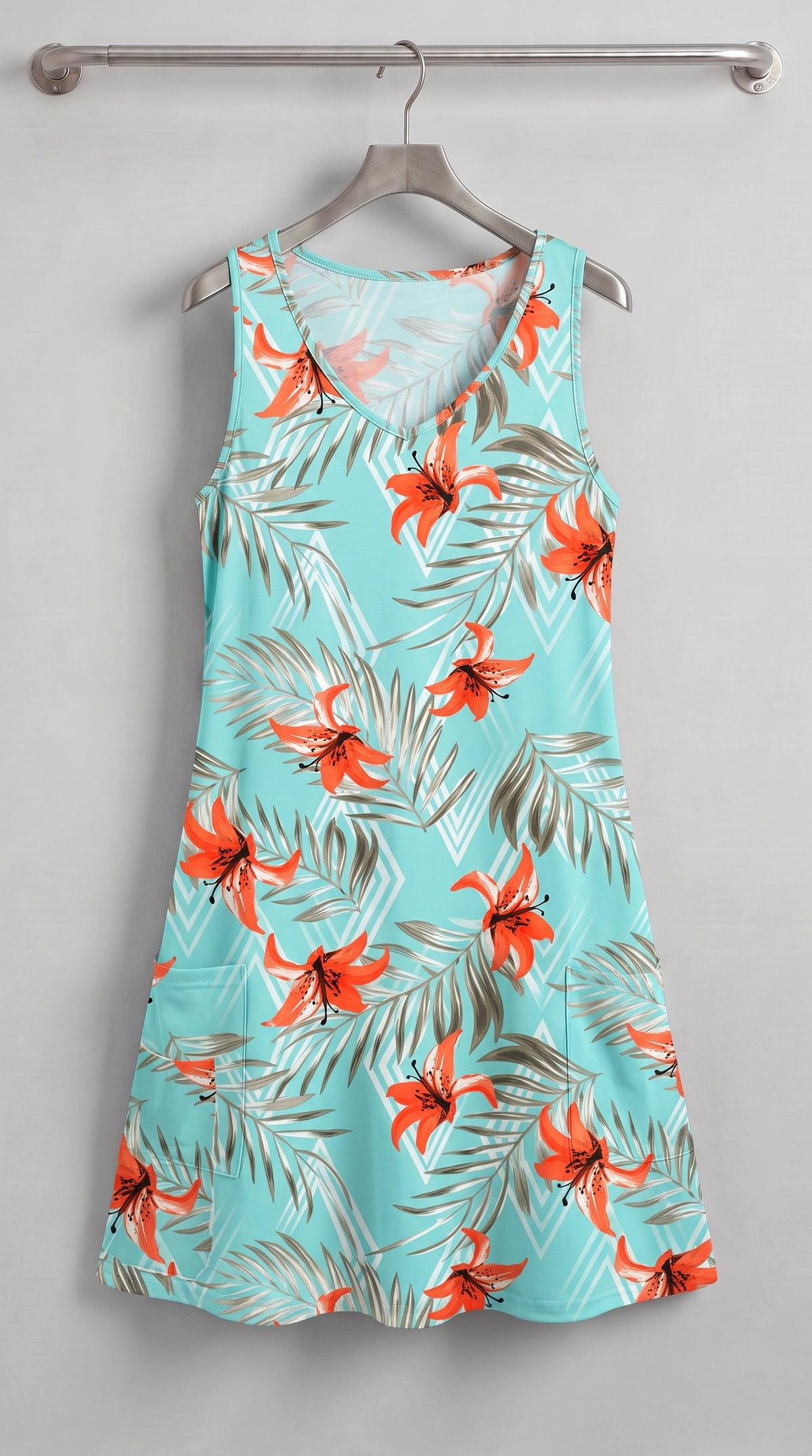 ROBE ESTIVALE IMPRIME EXOTIQUE