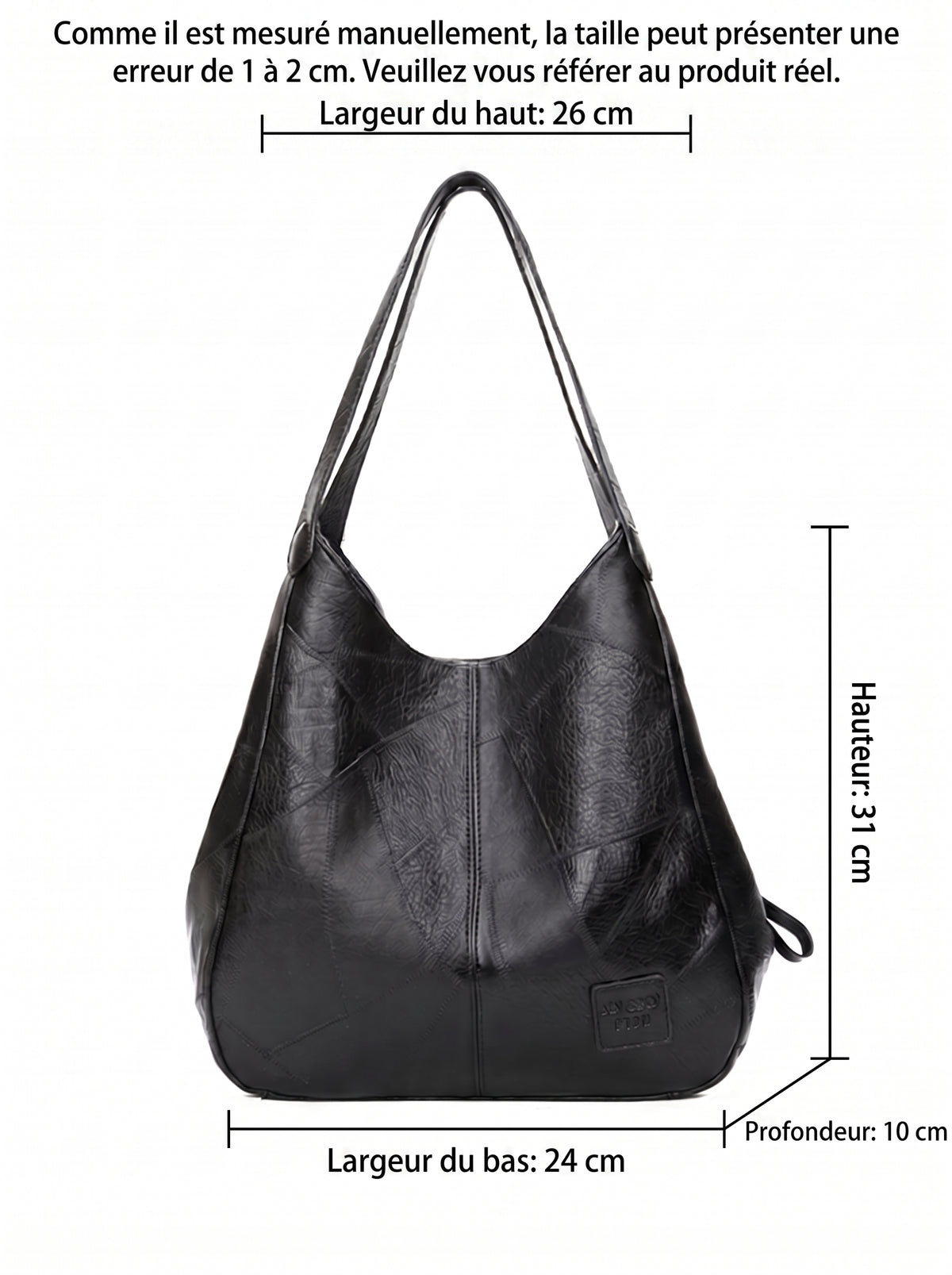 SAC HOBO CUIR PATCHWORK