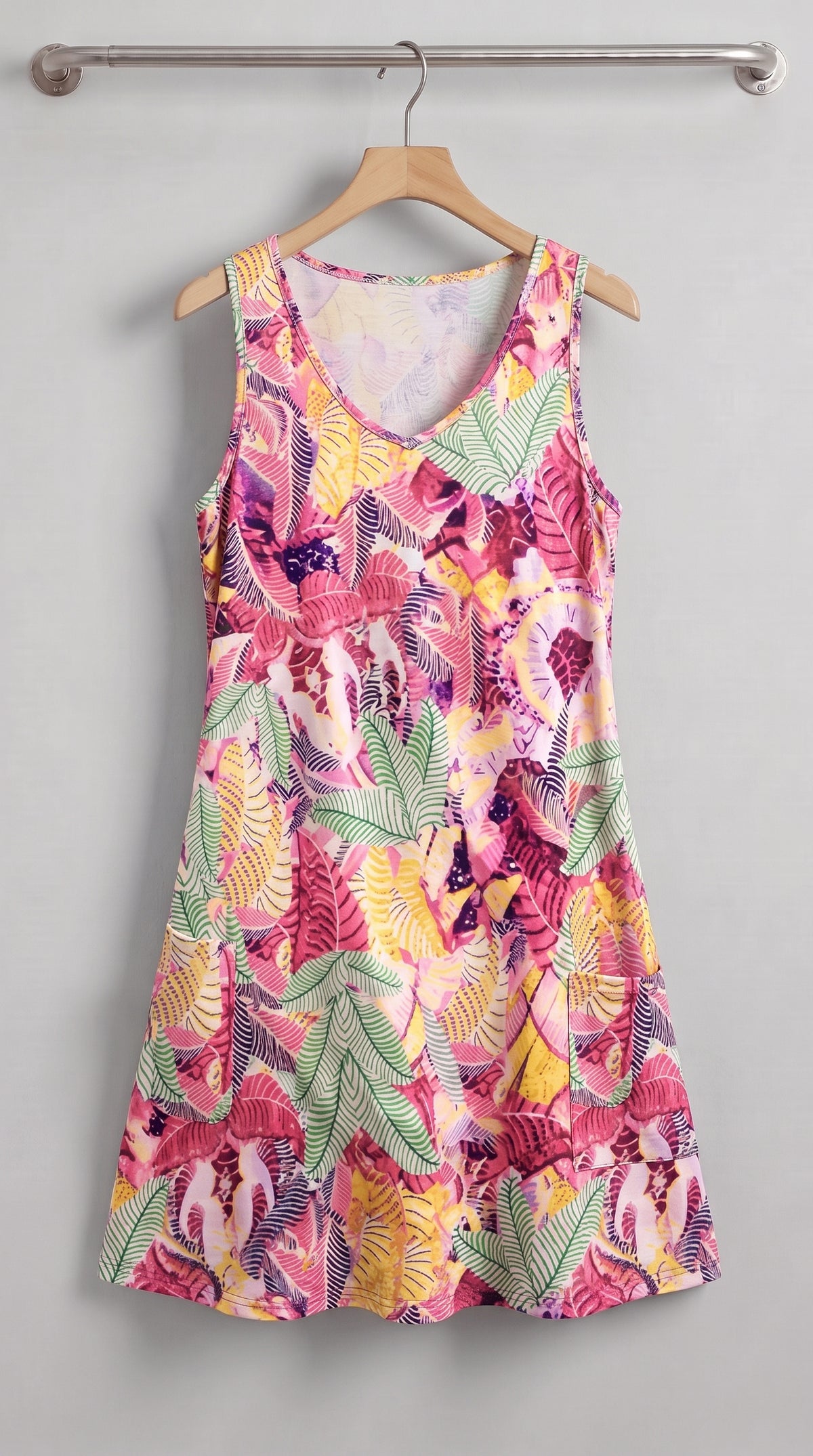 ROBE ESTIVALE IMPRIME EXOTIQUE