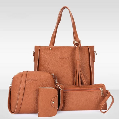 SAC CABAS A BANDOULIERE 4 PIECES