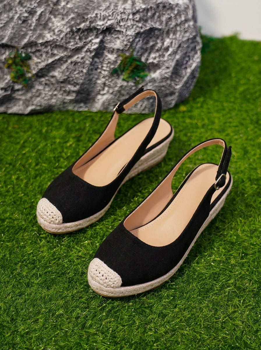 CHAUSSURES COMPENSÉES DAIM  CHIC
