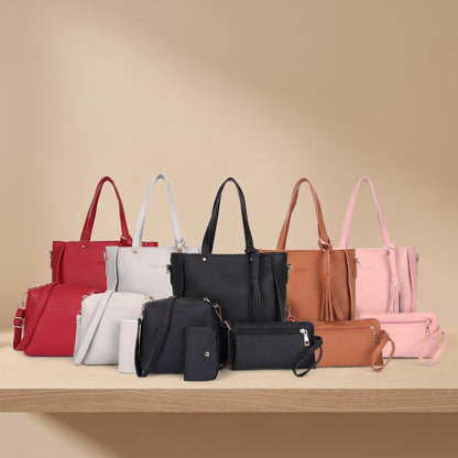 SAC CABAS A BANDOULIERE 4 PIECES