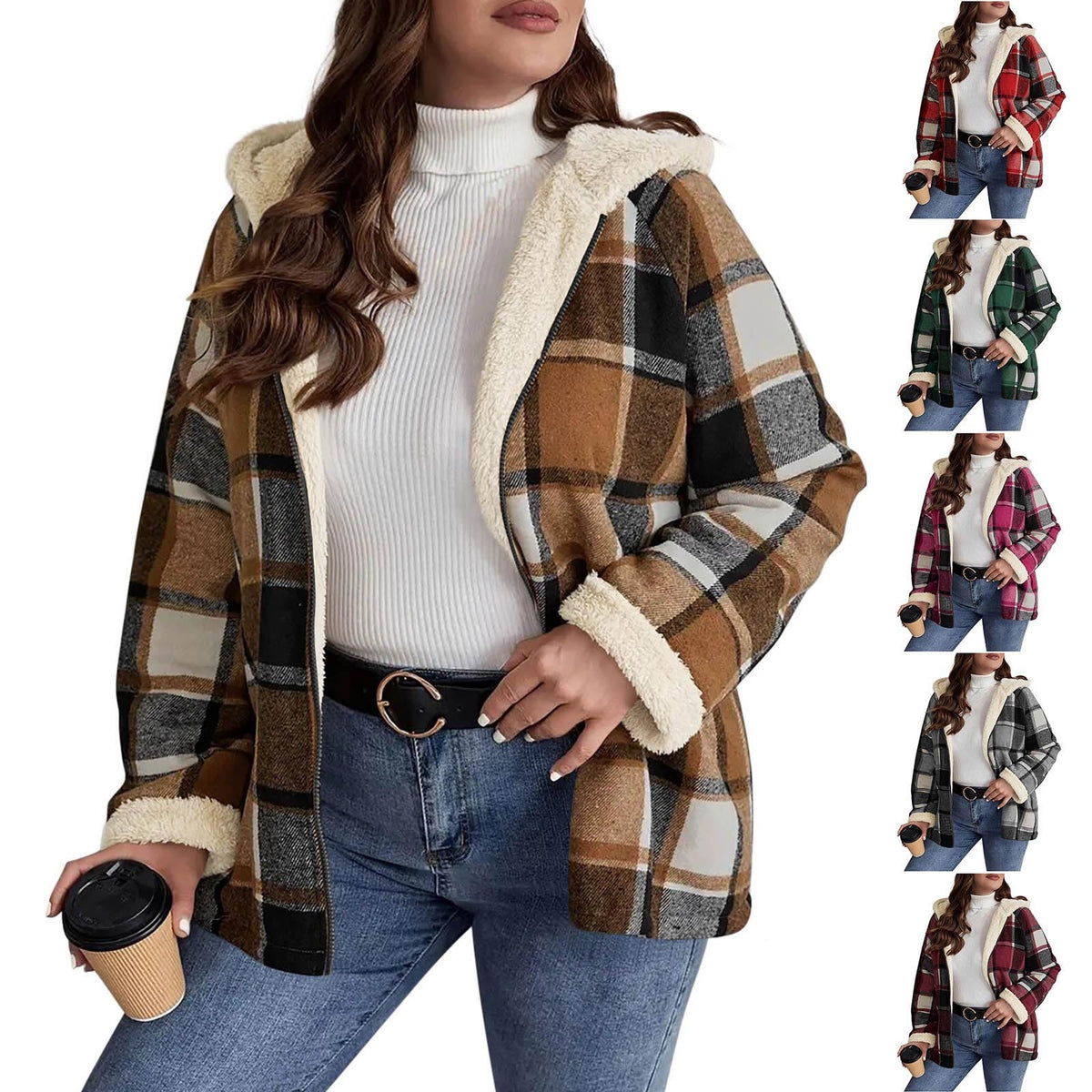 VESTE  RETRO FOURRURE CHALEUREUSE