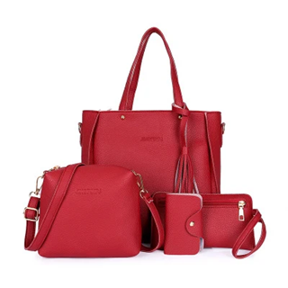 SAC CABAS A BANDOULIERE 4 PIECES
