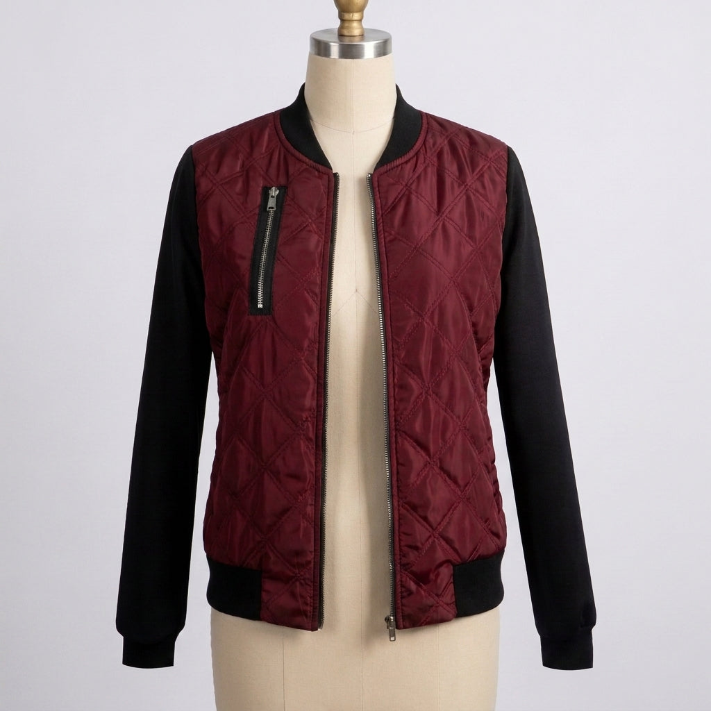 VESTE BIKER MATELASSÉE MODERNE
