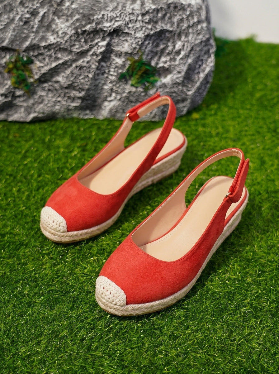 CHAUSSURES COMPENSÉES DAIM  CHIC